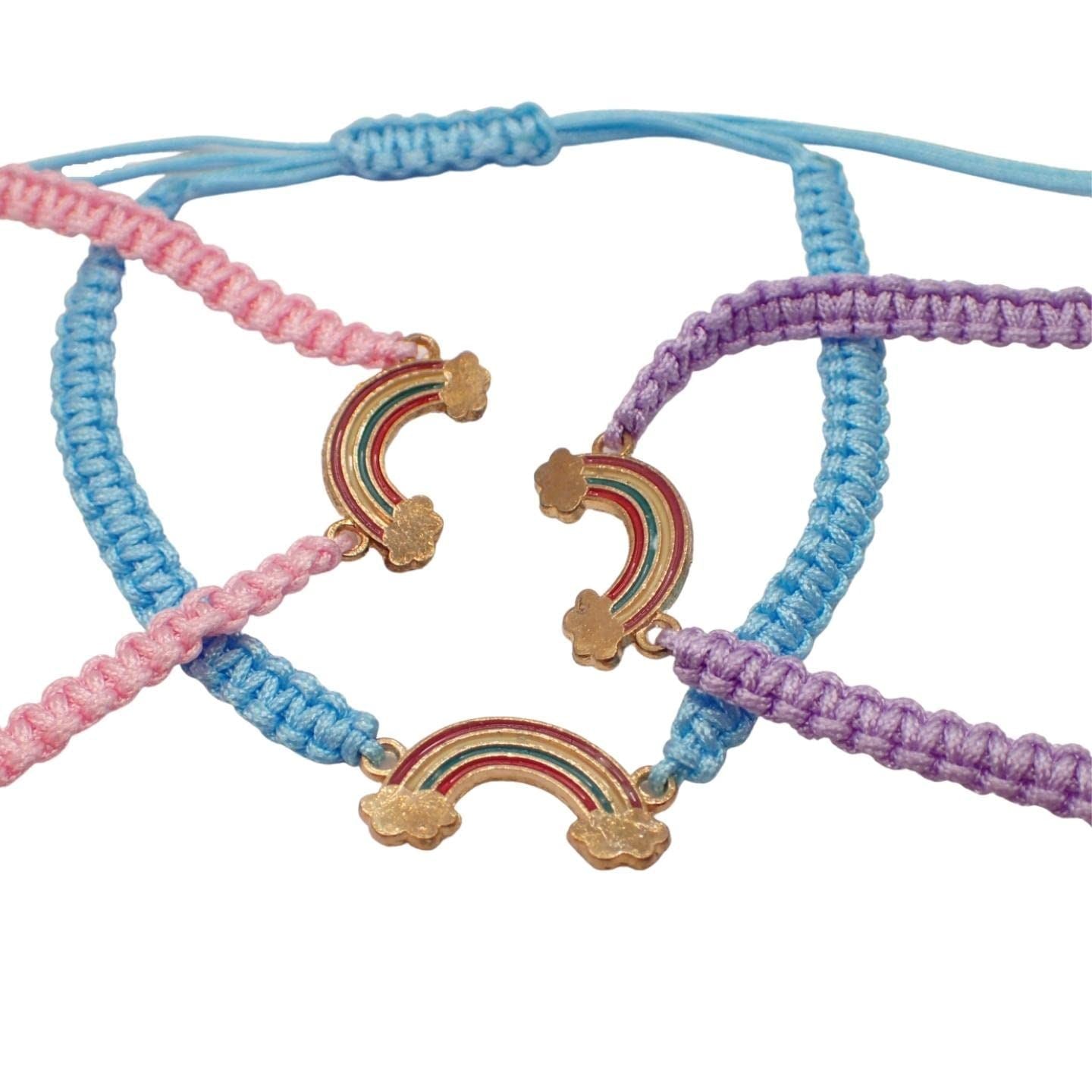 Girls Adjustable Corded String Bracelet